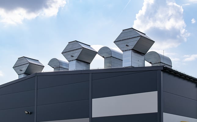 AQDV terminals on roof