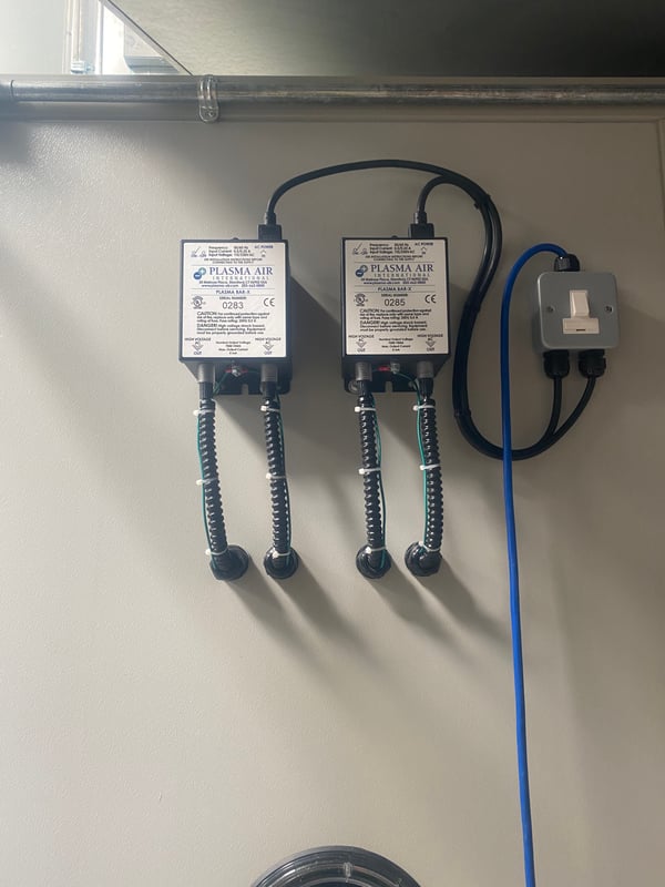 Plasma Air 4 Units installed