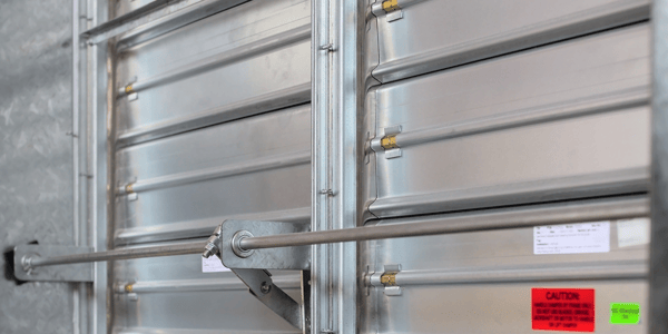ductwork fire damper shutters